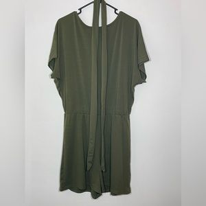 Olive green romper